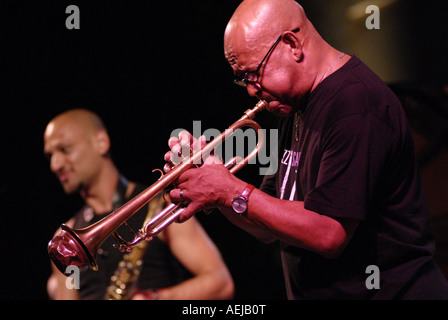 Al Foster Quintett: Eddie Henderson Stockfoto