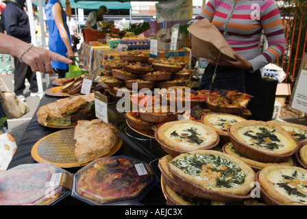 Farmers Market Queens Park North London Uk HOMER SYKES Stockfoto