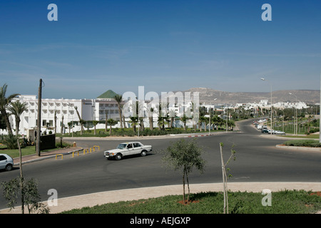 Hotelbereich in Agadir, Marokko, Afrika Stockfoto