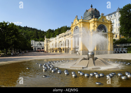 Kurort Marianske Lazne, Marienbad, Böhmen, Tschechien Stockfoto