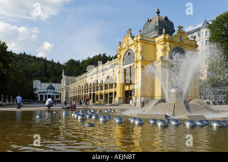 Kurort Marianske Lazne, Marienbad, Böhmen, Tschechien Stockfoto