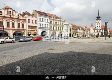 Historische alte Stadt Zatec, Nord-Böhmen, Tschechische Republik Stockfoto