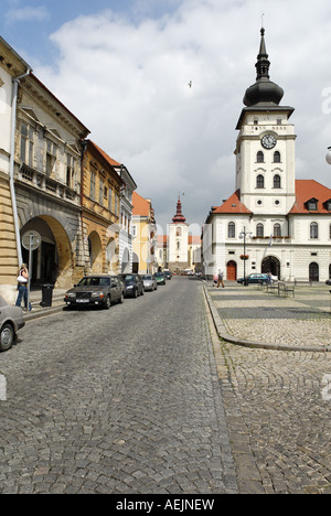 Historische alte Stadt Zatec, Nord-Böhmen, Tschechische Republik Stockfoto