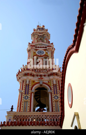 Kloster Panormitis auf der Insel Symi in der Nähe von Rhodos, Griechenland, Europa Stockfoto