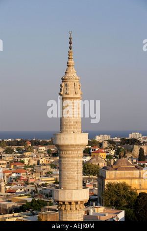 Die Altstadt von Rhodos mit dem Hammam, Griechenland, Europa Stockfoto