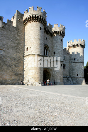 Großmeister-Palast in Rhodos, Griechenland, Europa Stockfoto