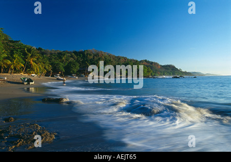 Playa Montezuma in der Morgendämmerung Nicoya Halbinsel Guanacaste Costa Rica Stockfoto