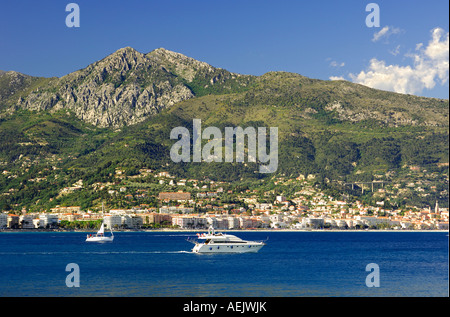 In der Bucht von Menton-Cote d ' Azur, Frankreich Stockfoto