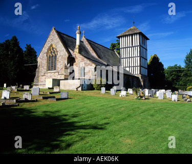 St. Maria Magdalena Kirche Stretton Sugwas in der Nähe von Hereford Herefordshire England Stockfoto