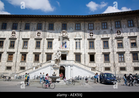 Cosimo ich de Medici Statue Palazzo della Carovana Scuola Normale Superiore Pisa Toskana Italien Stockfoto