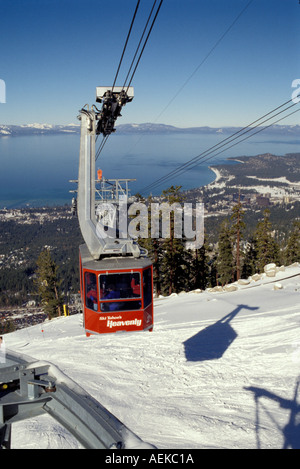 Heavenly Valley Lake Tahoe in Kalifornien Stockfoto