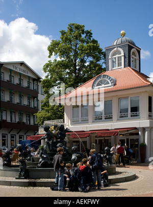 Brunnen in Harzburg Stockfoto