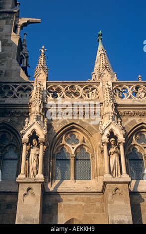 Mátyás (Matthias) Kirche, Castle Hill District, Budapest, Ungarn Stockfoto