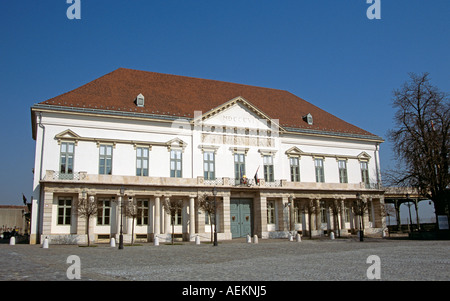 Residenz des Präsidenten, Sandor Palota (Palast), Castle Hill District, Budapest, Ungarn Stockfoto