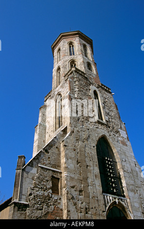 Turm der Maria Magdalena Kirche, Uri Utca, Castle Hill District, Budapest, Ungarn Stockfoto