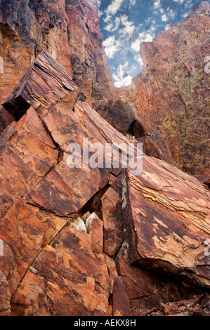 Felsformation in hohen Rock Canyon Black Rock Desert National Conservation Area Nevada Stockfoto