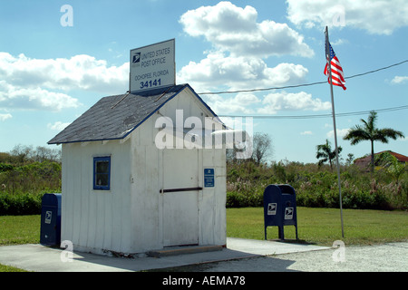 US-Mail älteste Post in den USA befindet sich auf dem Tamiami Trail in Unterreichenbach in der Everglades Region südliche Florida USA Stockfoto