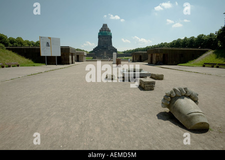 Volkerschlachtdenkmal Schlacht der Nationen Denkmal Leipzig Sachsen Deutschland Stockfoto