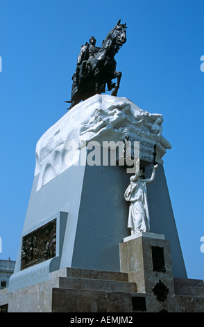 General José de San Martin Statue, Plaza San Martin, Lima, Peru Stockfoto