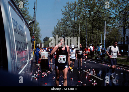 Düsseldorf Marathon. Düsseldorf, Deutschland Stockfoto