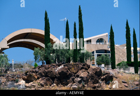 Arcosanti experimentelle Stadt in der Wüste Mayer Arizona Usa Stockfoto