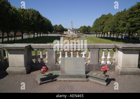 Hillsborough Memorial Garden Port Sunlight Wirral Merseyside England Stockfoto