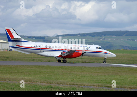 Eastern Airways BAe Jetstream 41 Registrierung G-MAJN. Abfahrt Flughafen Aberdeen Dyce. Schottland.   XAV-686 Stockfoto