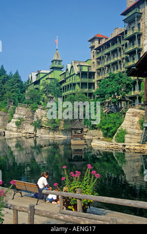 Mohonk Mountain House Mohonk See New York State USA Stockfoto