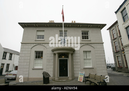 Das alte Haus von Schlüsseln Castletown IOM Stockfoto