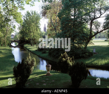 Wörlitz, Landschaftsgarten, "Toleranzblick" Stockfoto