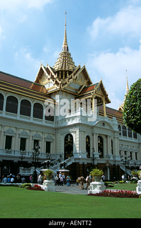 Chakri Maha Prasat Halle, großer Palast, Bangkok, Thailand Stockfoto