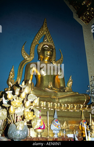 Buddha in Marmor-Tempel, Wat Benchamabophit, Bangkok, Thailand Stockfoto