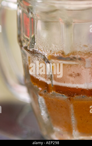 Kühlen Glas Bier amber Ale Stockfoto
