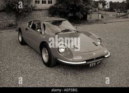 Ferrari Dino 246GT. Eingeführt 1969. Stockfoto