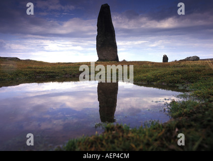 Mitchells Fold Steinkreis, Shropshire, UK Stockfoto