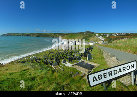 Aberdaron Dorf North Wales U K Europa Lleyn Halbinsel Ynys Gwylan fawr Stockfoto