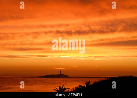 Sonnenuntergang, Kap Trafalgar, Cádiz, Andalusien, Spanien Stockfoto