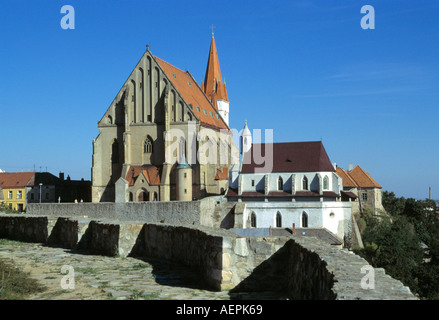 Znojmo/Znaim, St. Nikolai, Dom des Heiligen Nikolaus Stockfoto