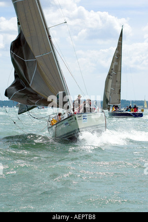 Yacht racing Cowes Week 2005 Stockfoto