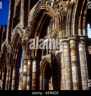 Die Ruinen von Whitby Abbey AD 657 in North Yorkshire England gegründet Stockfoto