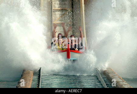 SeaWorld Orlando Florida USA Reise nach Atlantis Fahrt Stockfoto