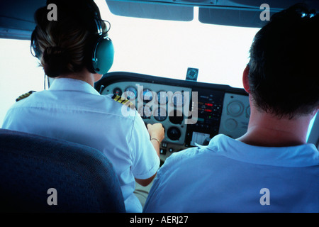 cockpit Stockfoto
