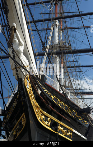 die Cutty Sark ein Ende des 19. Jahrhunderts Tee-Clipper Greenwich London UK Stockfoto