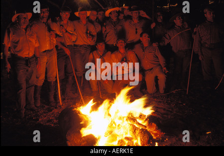 Das traditionelle Saca de Yeguas festival Stockfoto