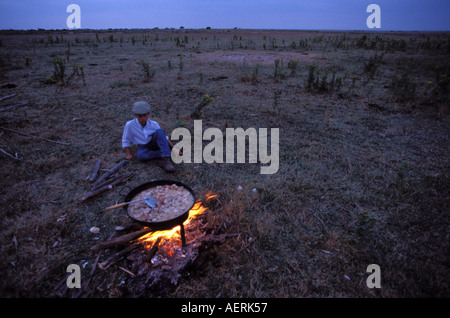 Das traditionelle Saca de Yeguas festival Stockfoto