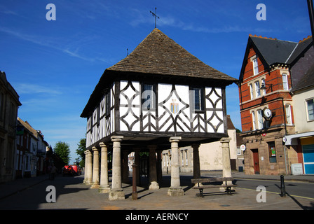 17. jahrhundert Royal Wootton Bassett Rathaus Museum, High Street, Royal Wootton Bassett, Wiltshire, England, Vereinigtes Königreich Stockfoto