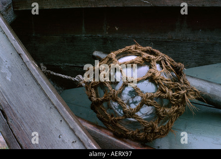 Details zur alten Ruderboot Stockfoto