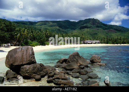 Coconut Grove Hotel le Meridien Barbarons Mahe Island Seychellen Stockfoto