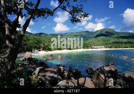 Coconut Grove Hotel le Meridien Barbarons Mahe Island Seychellen Stockfoto