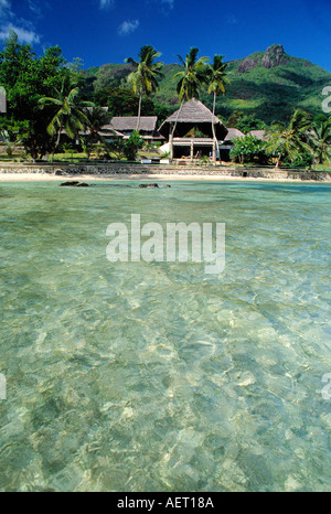 Coconut Grove Hotel le Meridien Fishermans cove Beau Vallon Strand Mahe Island Seychellen Stockfoto